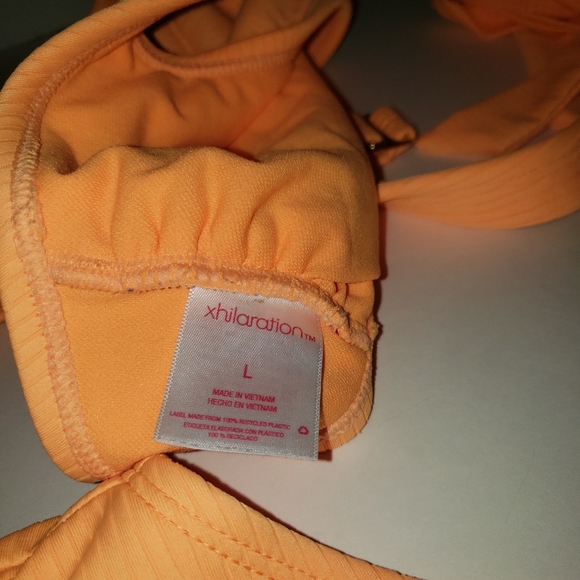 Xhilaration Swimsuit Orange 2pc - Picture 7 of 10